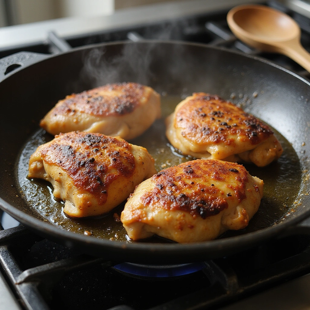 Boneless Skinless Chicken Thigh Casserole Recipes Comfort Meal 2 Boneless Skinless Chicken Thigh Casserole Recipes Comfort Meal Step 2 Brown the Chicken Thighs