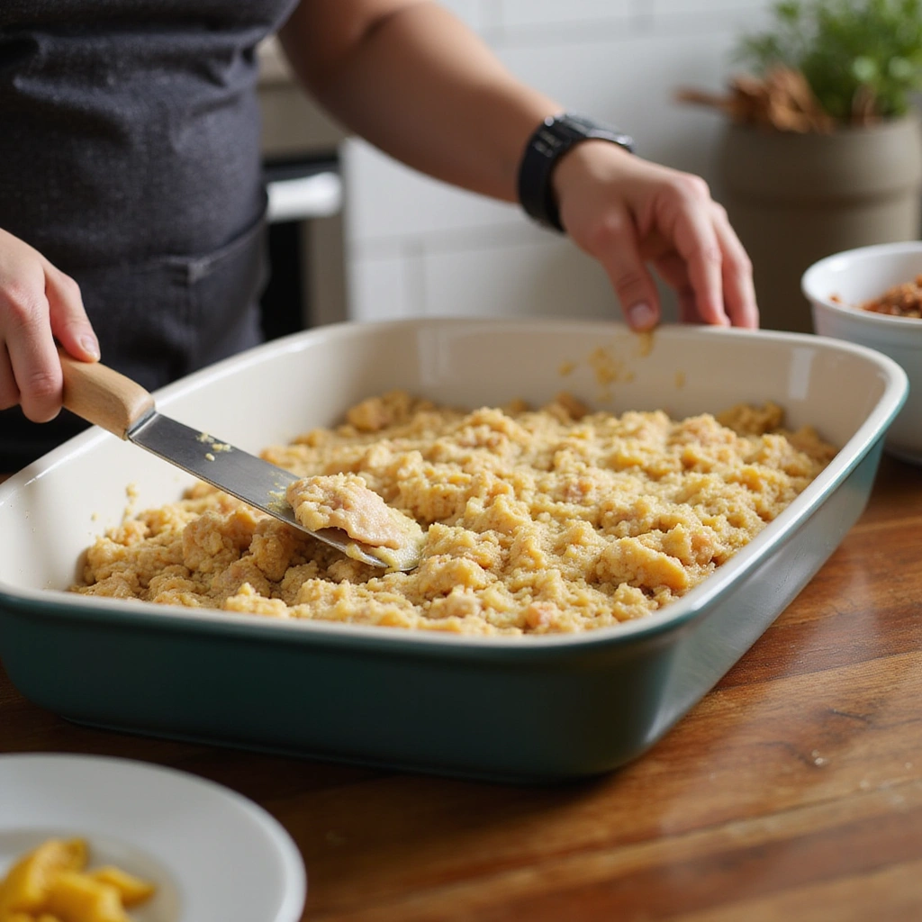 Campbell’s Chicken and Rice Casserole Recipes Easy Weeknight Meal 5 Campbells Chicken and Rice Casserole Recipes Easy Weeknight Meal Step 5 Transfer to Baking Dish