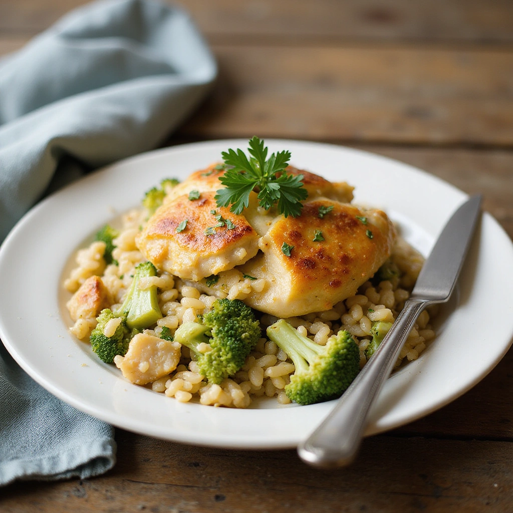 Chicken Broccoli Rice Casserole Recipes Cheesy and Easy Step 9 Serve and Enjoy