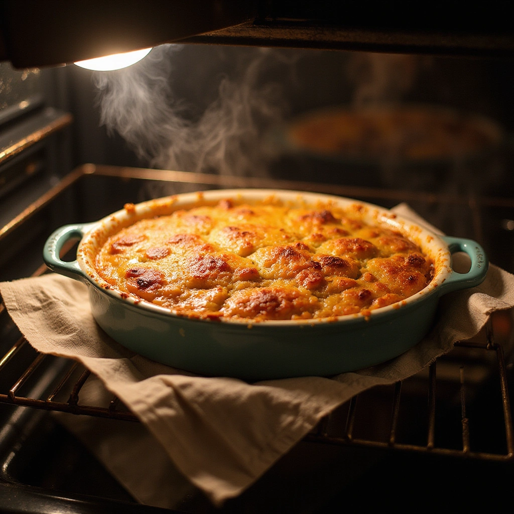 Chicken Casserole Recipes Ritz Crackers Buttery and Crispy Step 8 Cool and Serve