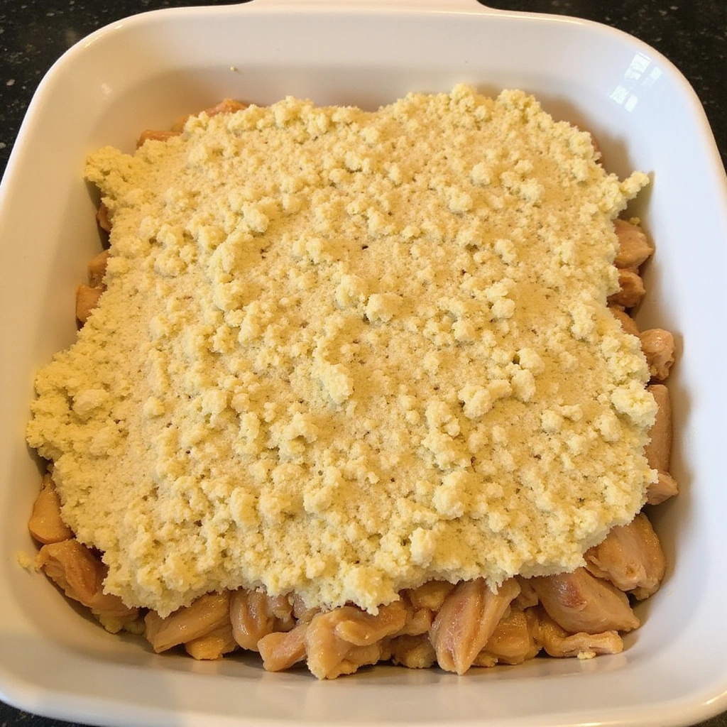 Chicken Casserole Recipes with Stuffing Holiday Inspired Step 5 Layer the Casserole