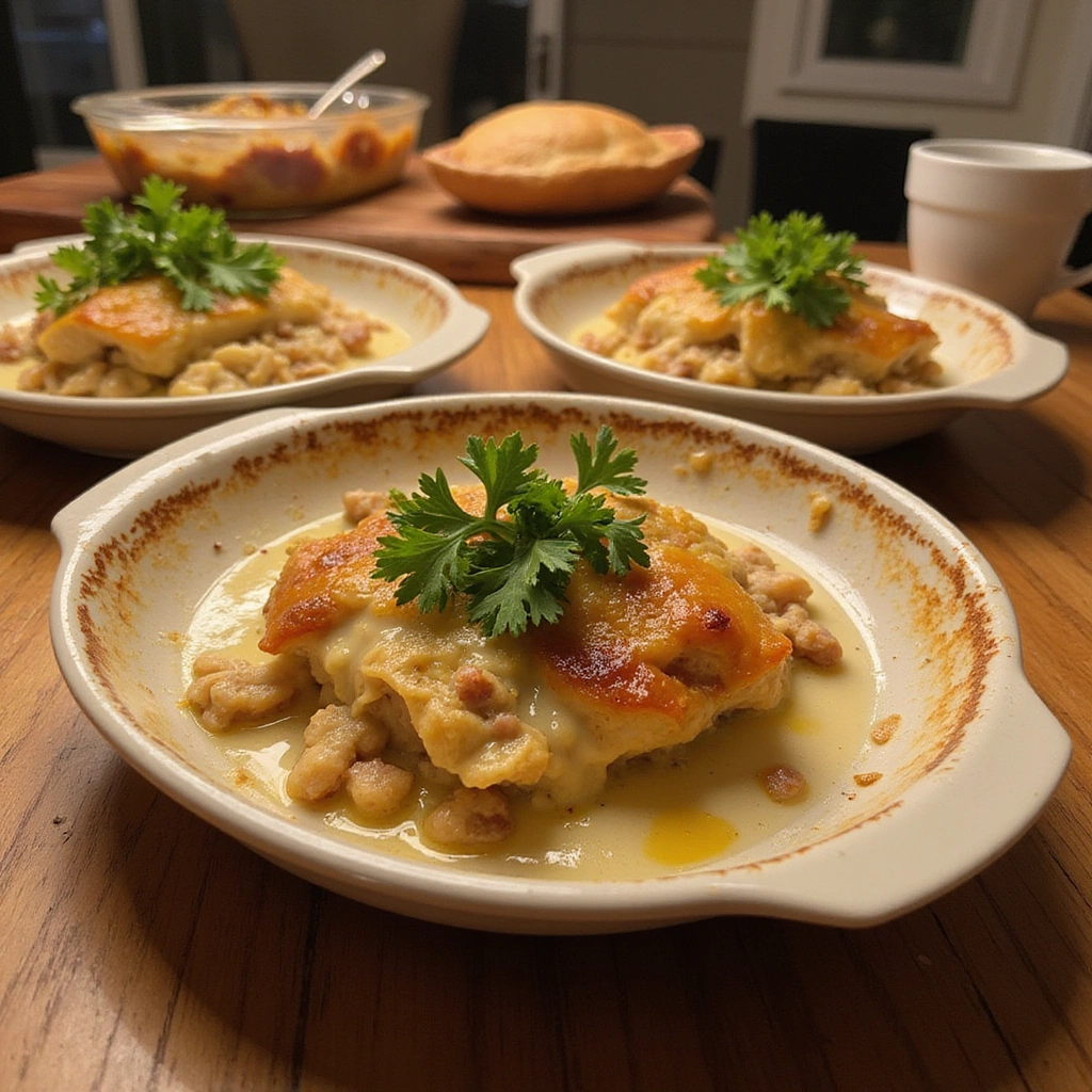 Chicken Casserole Recipes with Stuffing Holiday Inspired Step 7 Cool and Serve