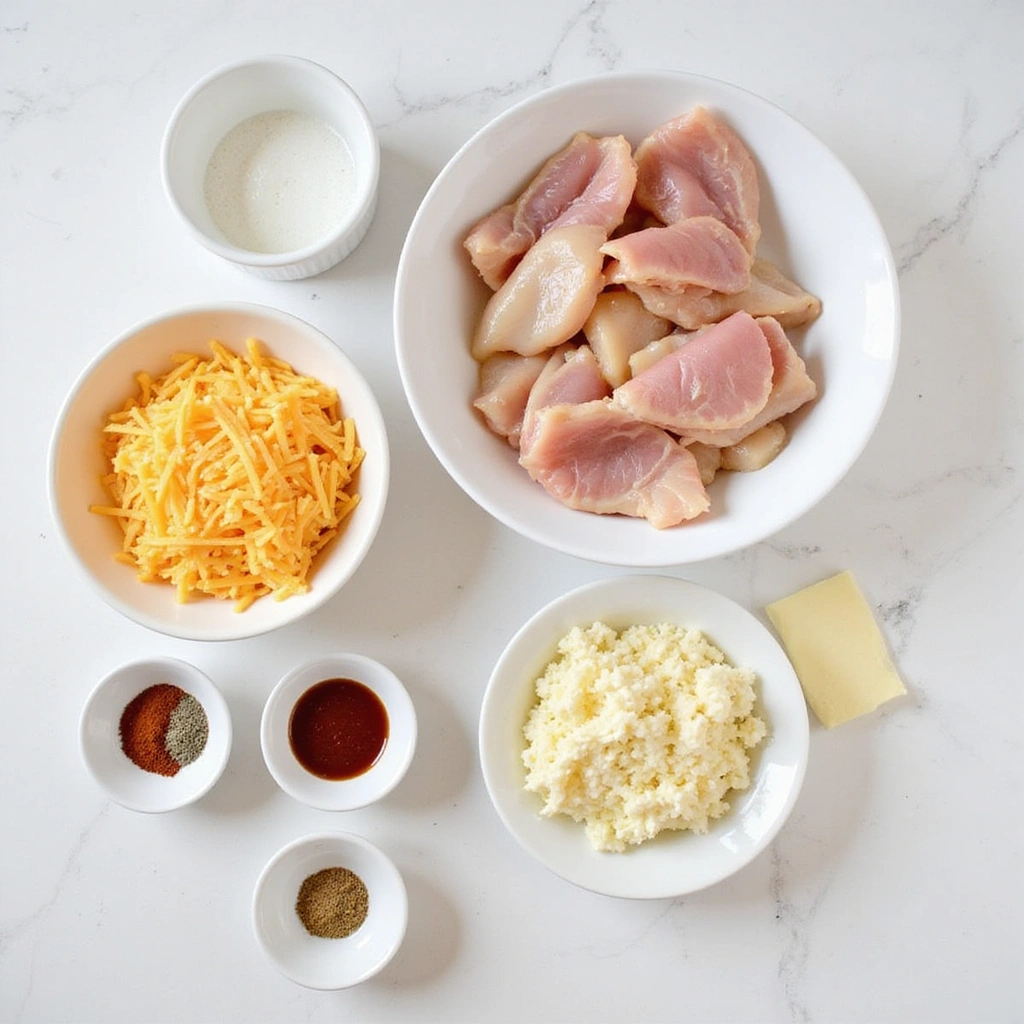 Chicken Cordon Bleu Easy Casserole Recipes Creamy Cheesy Step 1 Prepare Ingredients