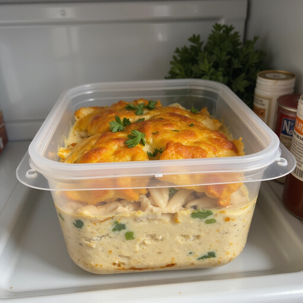 Chicken Cordon Bleu Easy Casserole Recipes Creamy Cheesy Step 8 Store Leftovers