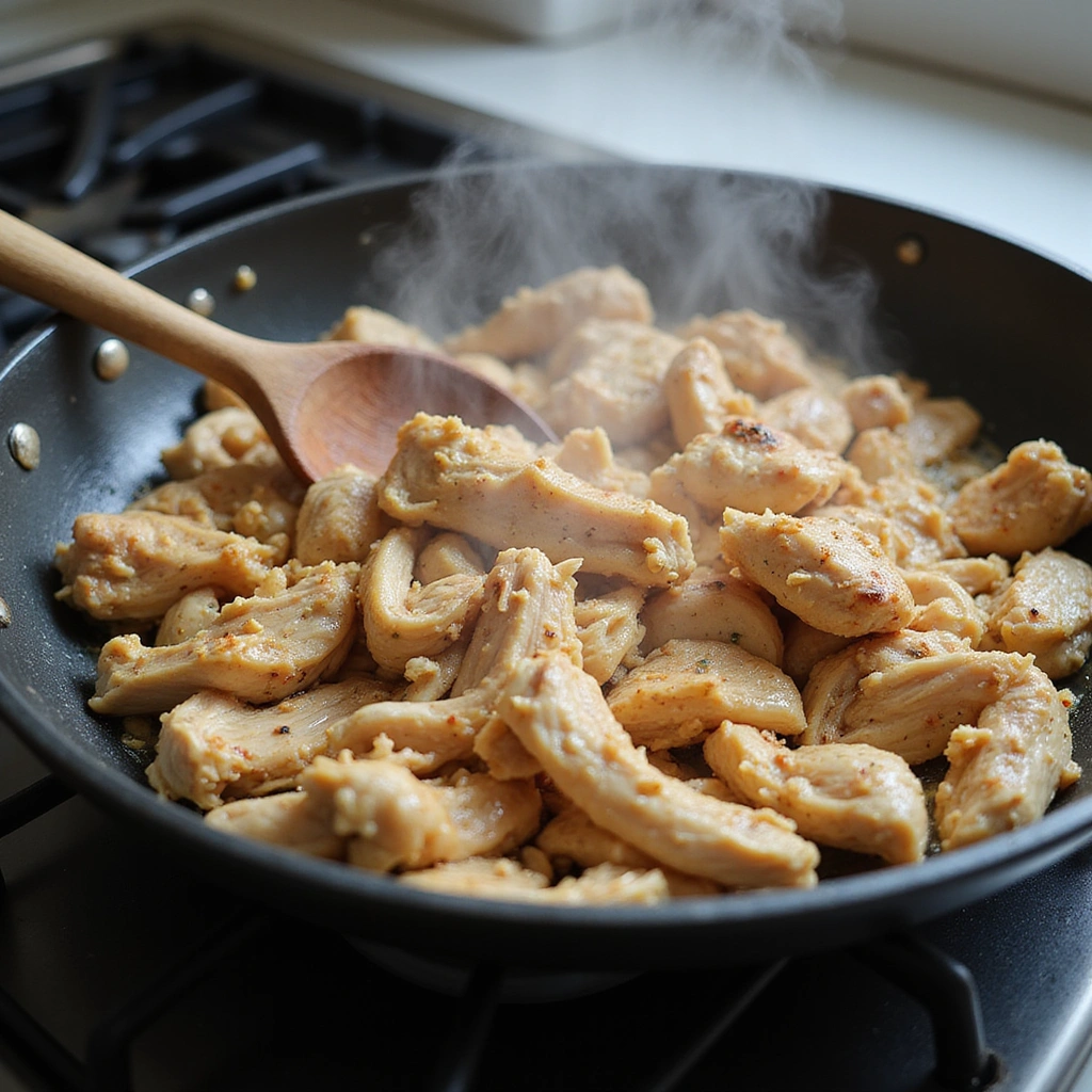 Chicken and Broccoli Casserole Recipes Creamy and Cheesy Step 2 Cook the Chicken