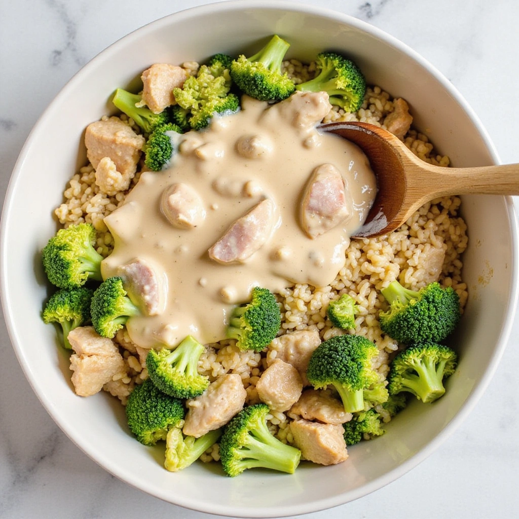 Chicken and Broccoli Casserole Recipes Creamy and Cheesy Step 5 Combine the Ingredients
