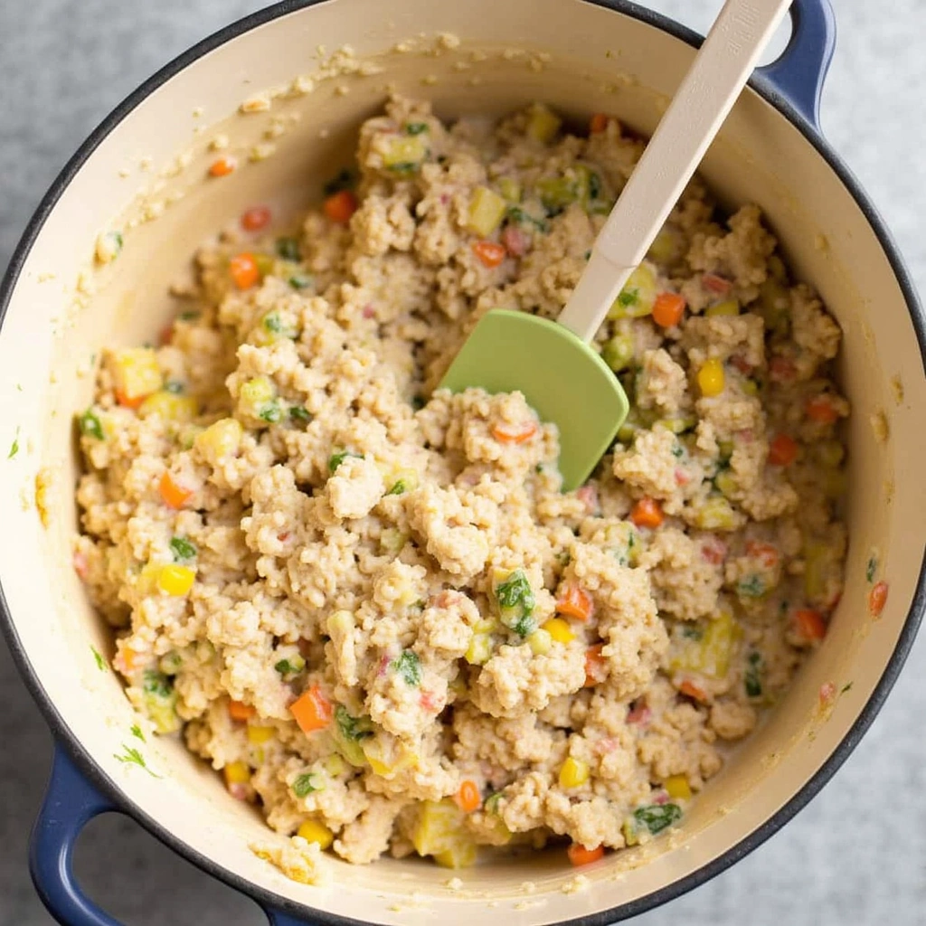 Chicken and Rice Casserole Recipes Ritz Cracker Topping Step 2 Mix the Base