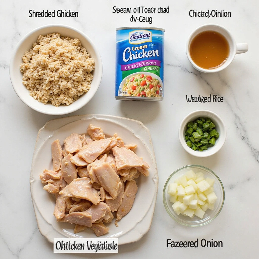 Chicken and Rice Recipes Casserole Easy and Delicious Step 1 Prepare Ingredients