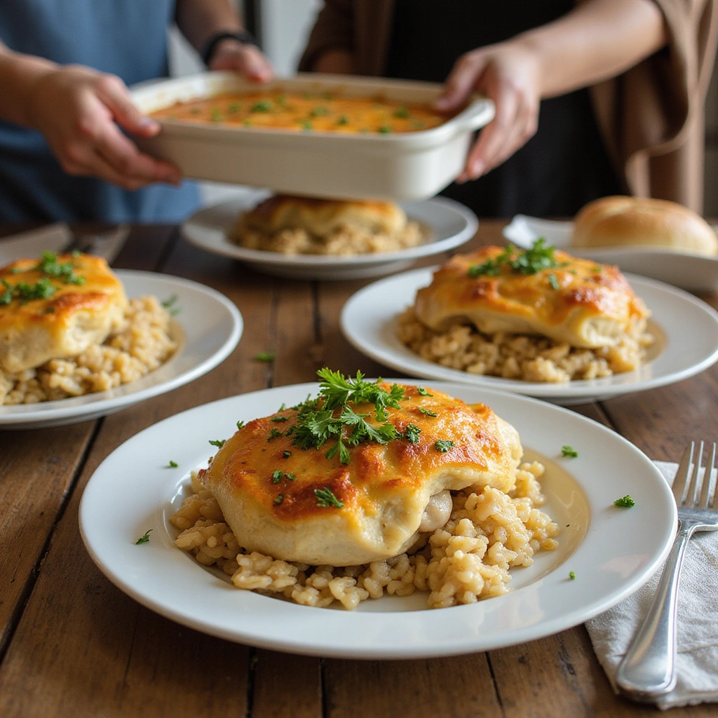 Chicken and Rice Recipes Casserole Easy and Delicious Step 8 Let Cool and Serve