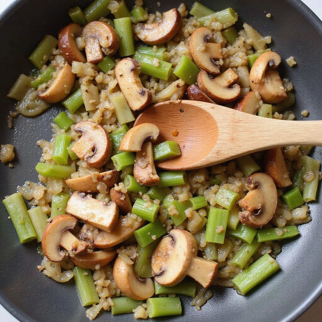 Chicken and Wild Rice Casserole Recipes Creamy Hearty Step 3 Saut the Vegetables