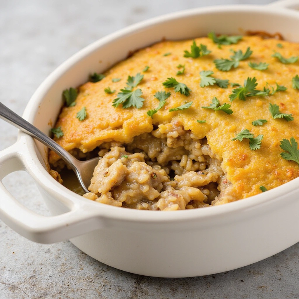 Chicken and Wild Rice Casserole Recipes Creamy Hearty Step 9 Let it Cool
