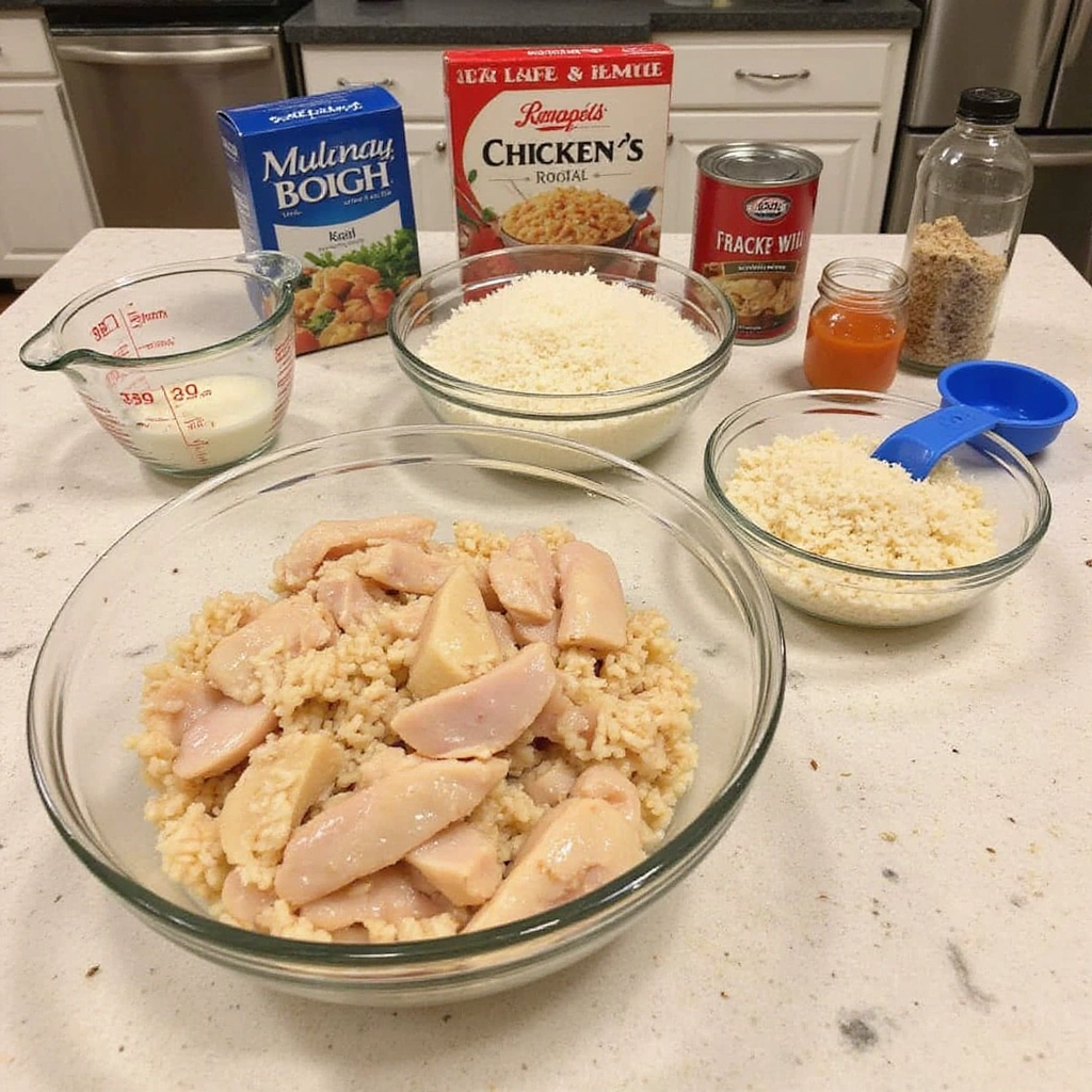Creamy Chicken and Rice Casserole Recipes Classic Comfort Food Step 1 Prepare Ingredients