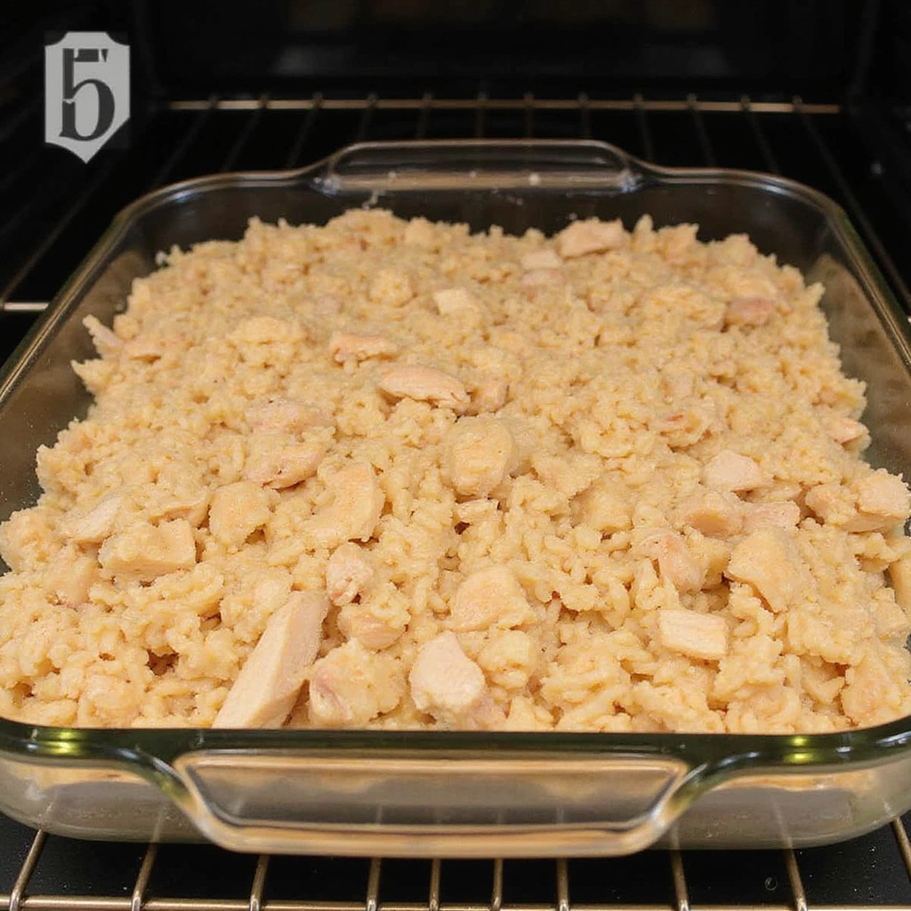 Creamy Chicken and Rice Casserole Recipes Classic Comfort Food Step 6 Transfer to Casserole Dish