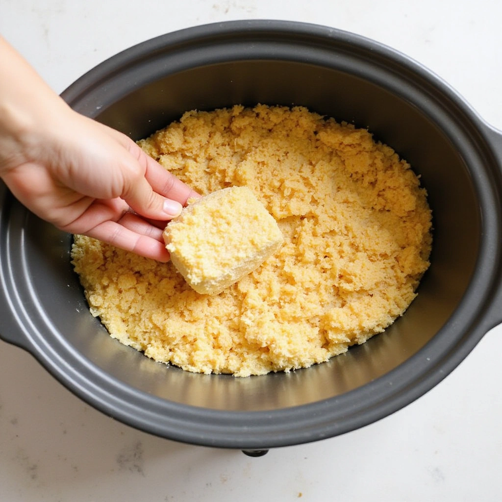 Crockpot Breakfast Casserole Overnight Easy Recipes 2 Crockpot Breakfast Casserole Overnight Easy Recipes Step 2 Layer Hash Browns