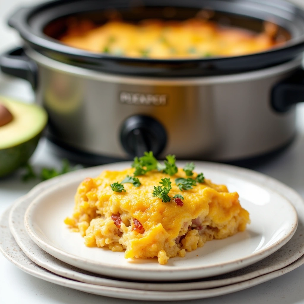 Crockpot Breakfast Casserole Overnight Easy Recipes 9 Crockpot Breakfast Casserole Overnight Easy Recipes Step 9 Serve and Enjoy