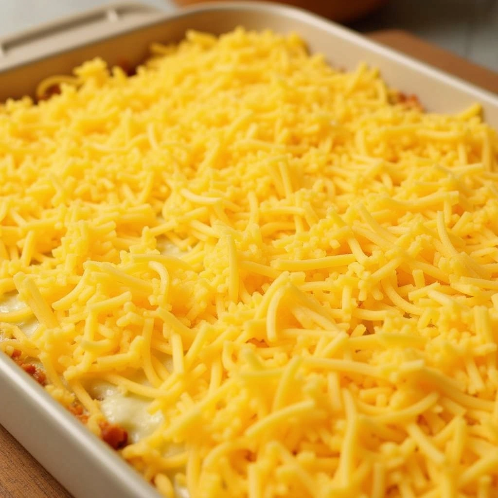 Egg and Sausage Casserole Recipes High Protein Breakfast Step 7 Add Cheese Topping