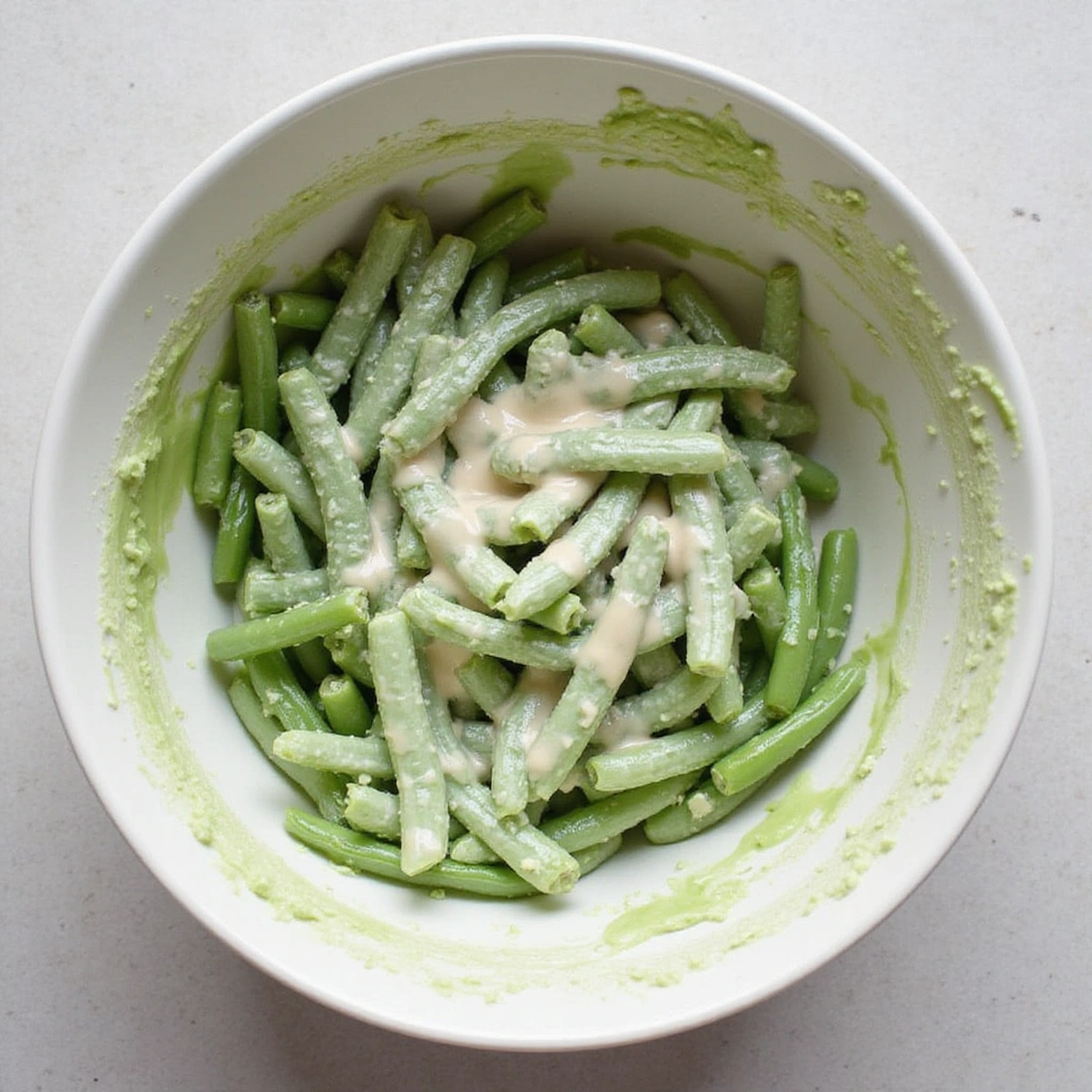 Fresh Green Bean Casserole Recipes Homemade Favorite Step 4 Combine Ingredients