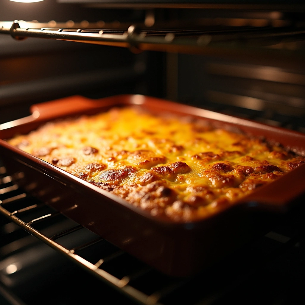 Fresh Green Bean Casserole Recipes Homemade Favorite Step 7 Bake the Casserole