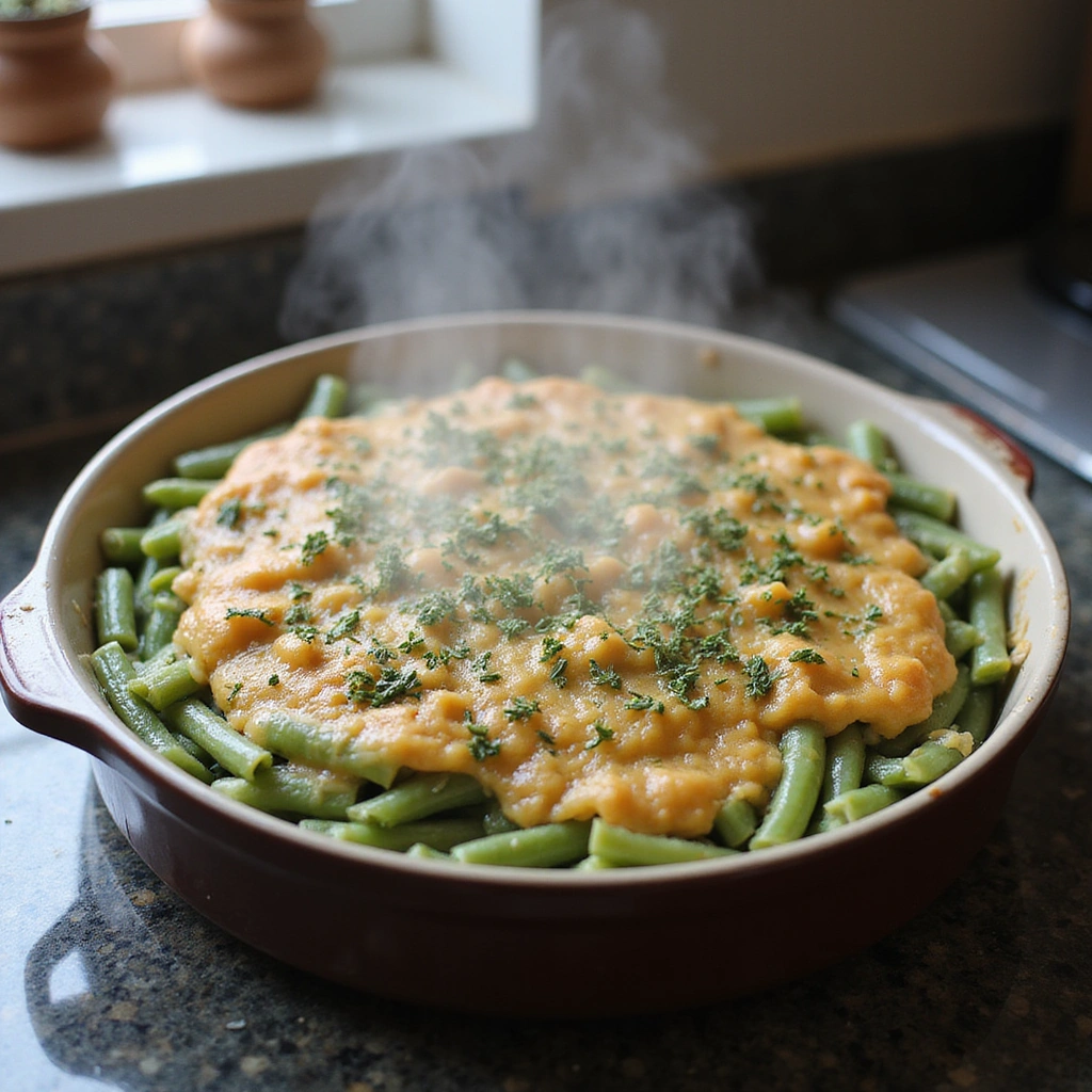 Fresh Green Bean Casserole Recipes Homemade Favorite Step 8 Let It Cool