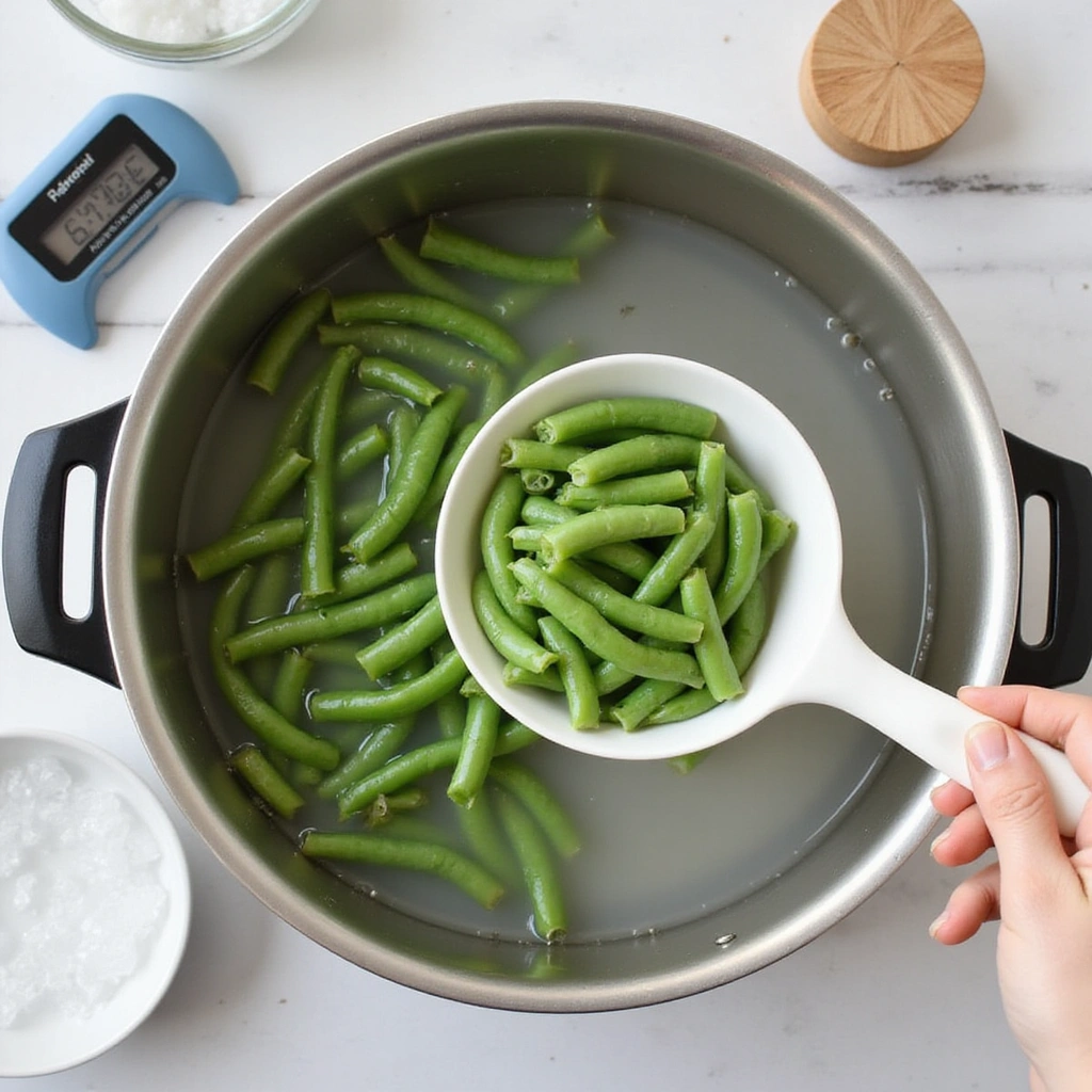 Green Bean Casserole Recipes with Bacon Savory Side Dish Step 2 Blanch Green Beans