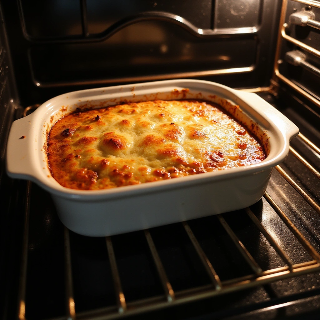 Green Bean Casserole Recipes with Bacon Savory Side Dish Step 8 Bake the Casserole