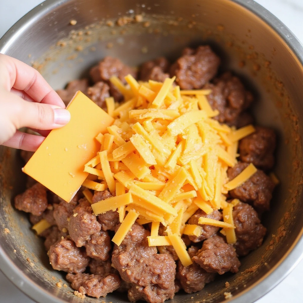 Hamburger Tater Tot Casserole Recipes Kid Friendly Dinner Step 4 Add Cheese