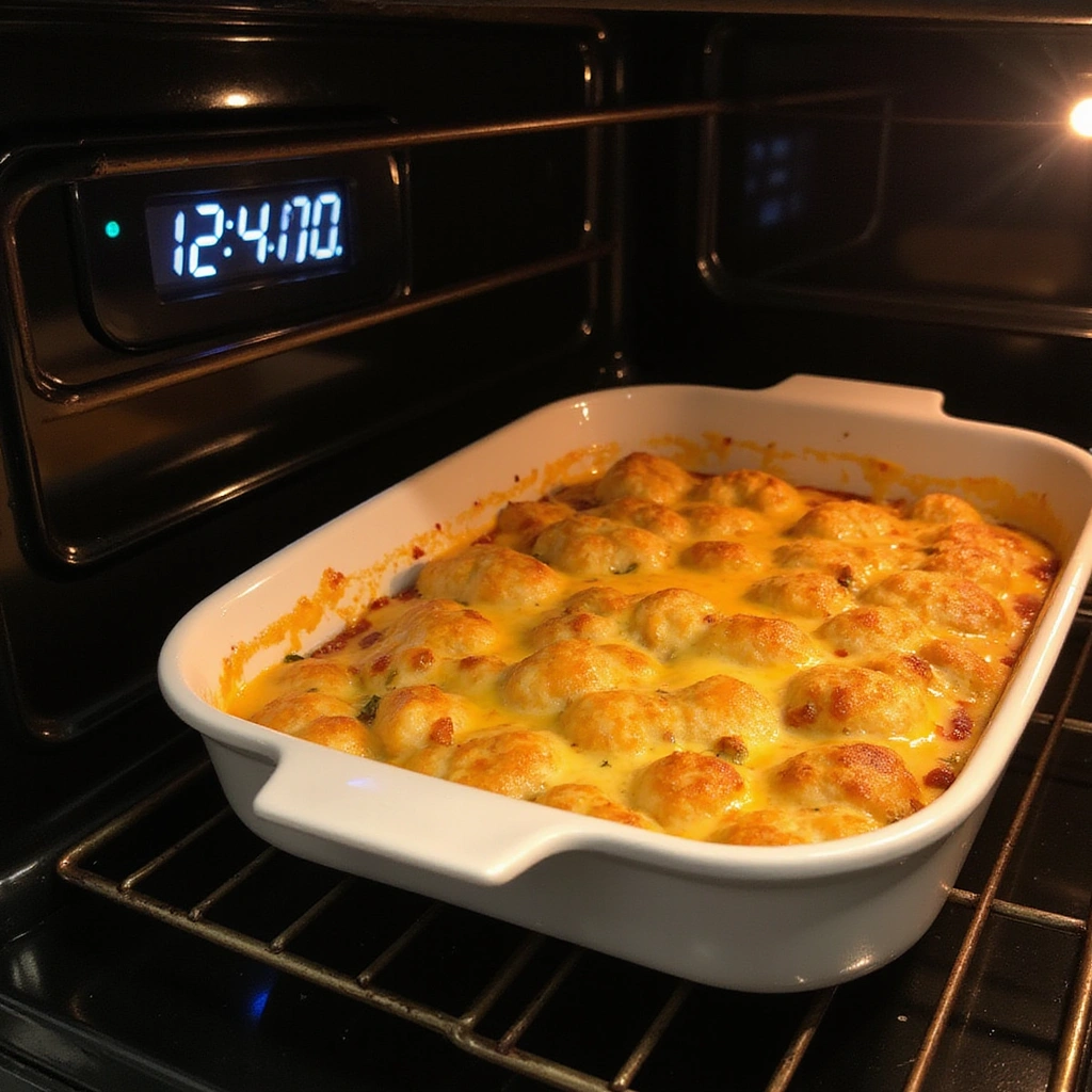 Hamburger Tater Tot Casserole Recipes Kid Friendly Dinner Step 7 Bake the Casserole