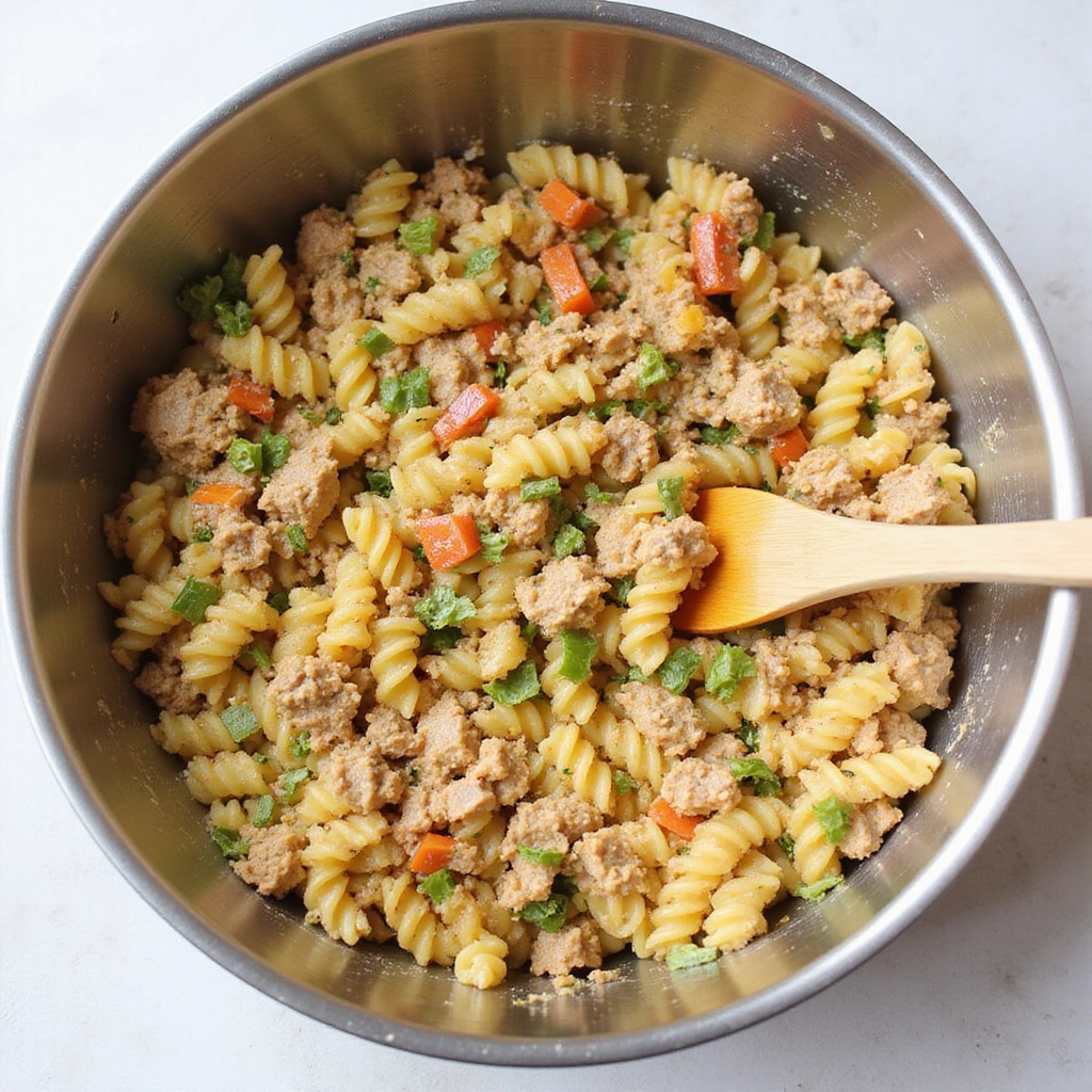 Optavia Lean and Green Recipes 51 Easy Pizza Casserole Step 6 Combine with Pasta