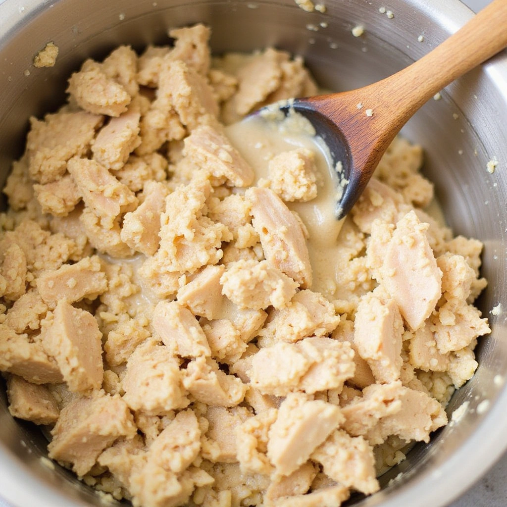 Rotisserie Chicken and Rice Casserole Recipes Quick Dinner Step 2 Mix Base Ingredients