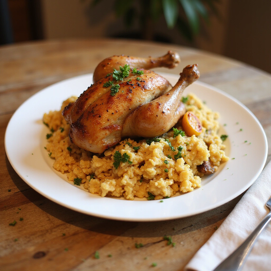 Rotisserie Chicken and Rice Casserole Recipes Quick Dinner Step 7 Cool and Serve