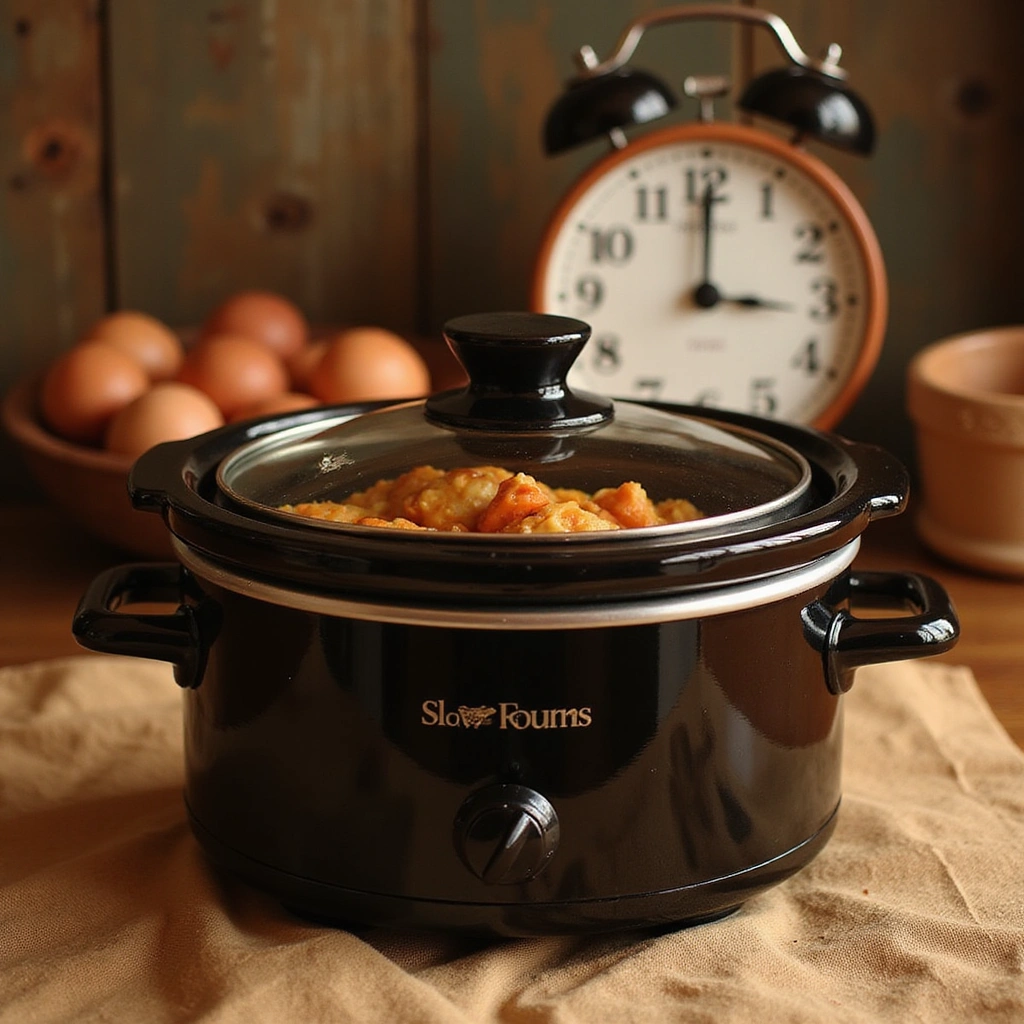 Slow Cooker Chicken Casserole Recipes Weeknight Favorite Step 7 Cover and Cook