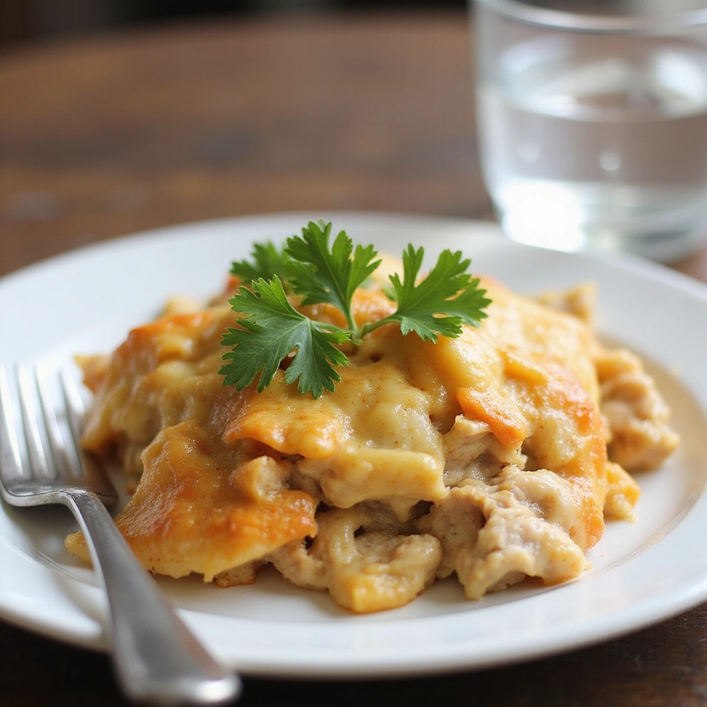 Tuna Casserole Recipes with Potato Chips Crunchy and Easy Step 7 Serve and Enjoy