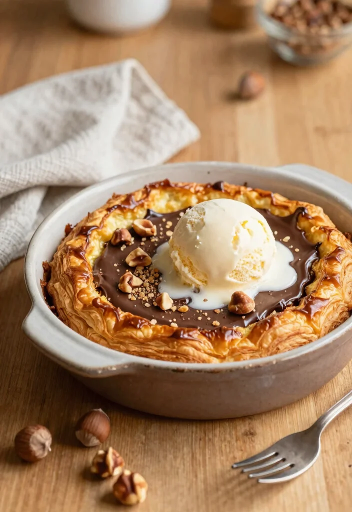 10 Croissant Dessert Recipes for Flaky Bakery Style Treats 1. Chocolate Hazelnut Croissant Pudding 0