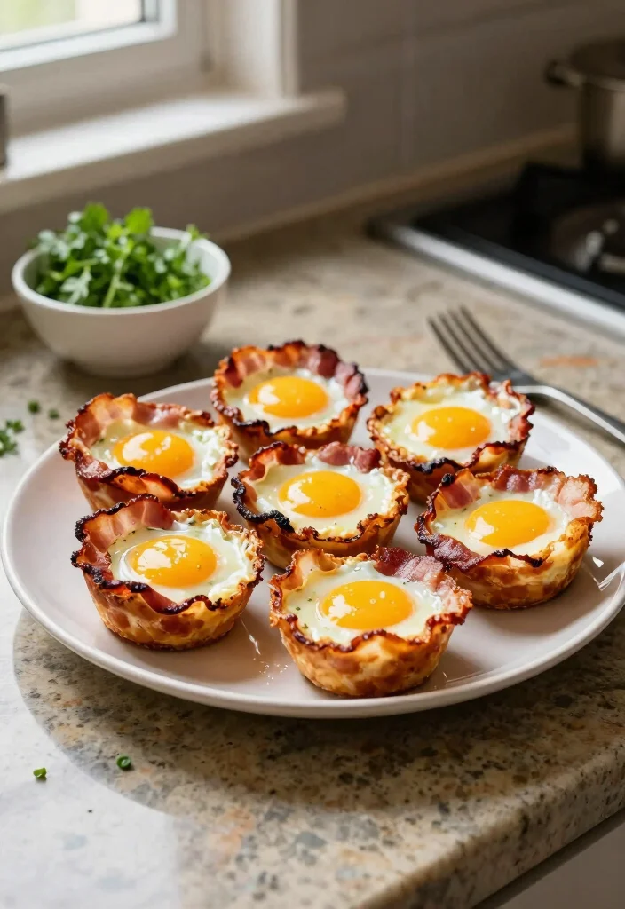 10 Easy Keto Breakfast Recipes for Busy Mornings 12 10 Easy Keto Breakfast Recipes for Busy Mornings 2. Bacon and Egg Cups 0