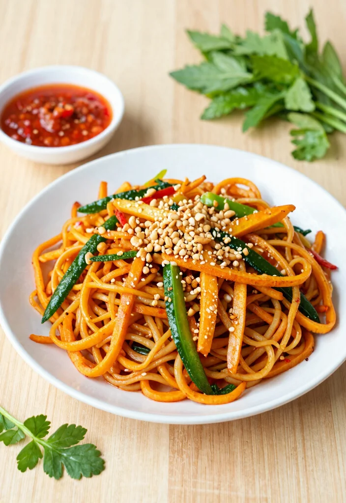10 Healthy Dinner Recipes for One Quick and Easy Plant Based Meals 7. Thai Peanut Sweet Potato Noodles 0
