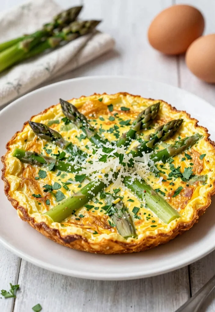10 Keto Asparagus Recipes for Simple Fresh Sides 7. Asparagus Frittata 0