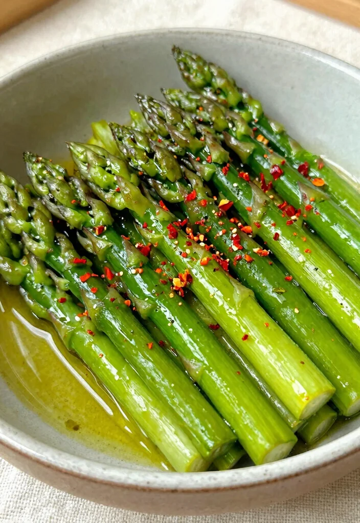 10 Keto Asparagus Recipes for Simple Fresh Sides 9. Spicy Asparagus with Chili Flakes 0
