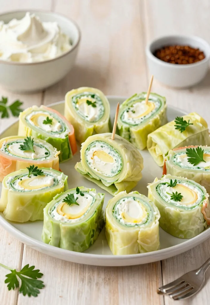 10 Keto Cabbage Recipes for Budget Friendly Low Carb Meals 10. Cabbage Cream Cheese Roll Ups 0