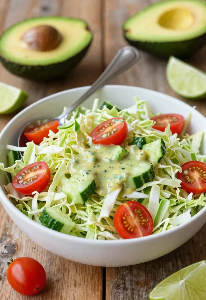 10 Keto Cabbage Recipes for Budget Friendly Low Carb Meals 5. Cabbage Salad with Avocado Dressing 0