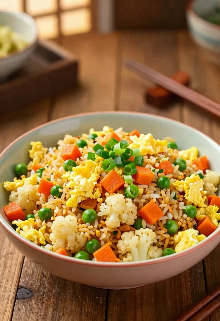 10 Keto Riced Cauliflower Recipes for Simple Swaps 34 10 Keto Riced Cauliflower Recipes for Simple Swaps 4. Cauliflower Fried Rice 0