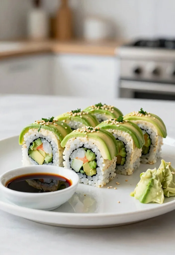 10 Keto Tofu Recipes for Plant Based Low Carb Cooking 10. Tofu and Avocado Sushi Rolls 0