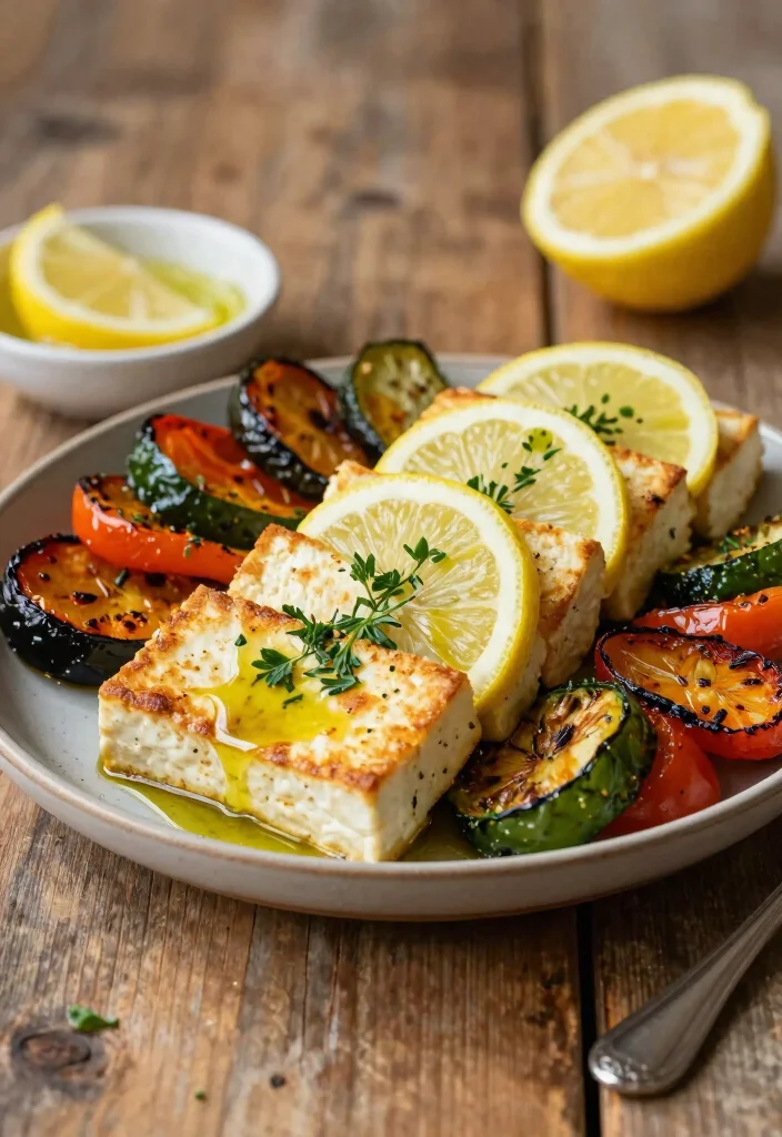10 Keto Tofu Recipes for Plant Based Low Carb Cooking 4. Baked Tofu with Herbs and Lemon 0