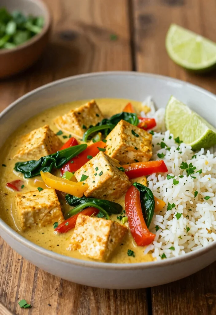 10 Keto Tofu Recipes for Plant Based Low Carb Cooking 7. Tofu Coconut Curry 0