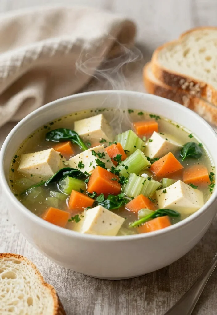 10 Keto Tofu Recipes for Plant Based Low Carb Cooking 9. Tofu Vegetable Soup 0