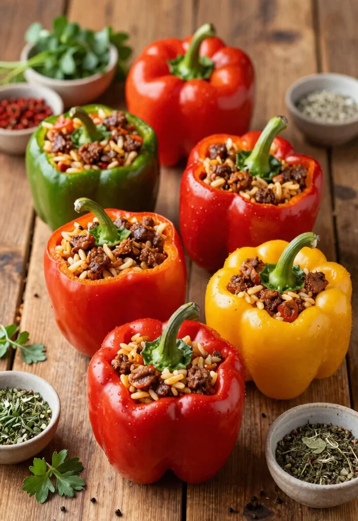 10 Pioneer Woman Dinner Recipes for Comfort Food Classics 8. Stuffed Bell Peppers 0
