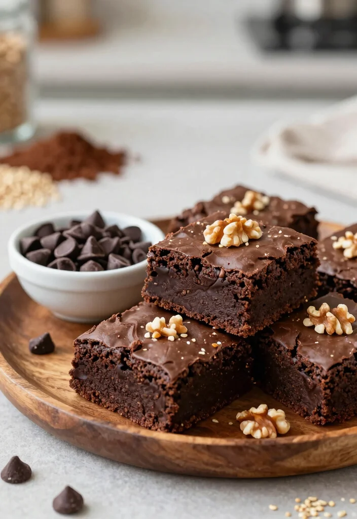 10 Quinoa Dessert Recipes for Wholesome Sweet Bakes 1. Chocolate Quinoa Brownies 0