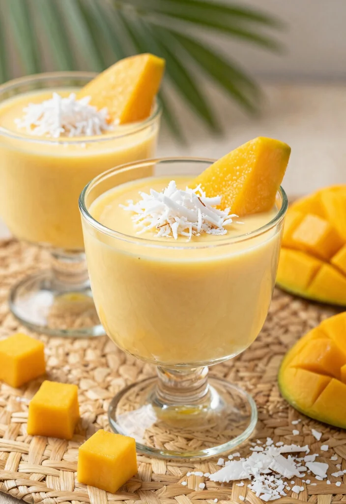 10 Tofu Dessert Recipes for Light Plant-Based Sweets 34 10 Tofu Dessert Recipes for Light Plant Based Sweets 4. Mango Coconut Tofu Mousse 0