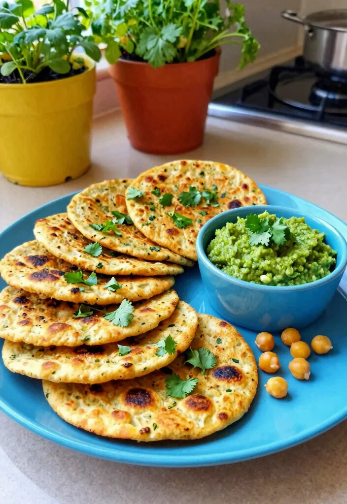 10 Vegan Flatbread Recipes for Easy Homemade Baking 67 10 Vegan Flatbread Recipes for Easy Homemade Baking 7. Chickpea Vegan Flatbread 0