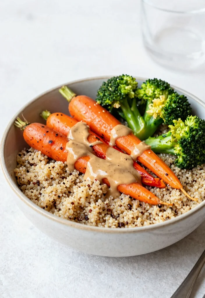 12 Beginner Vegan Recipes Anyone Can Make at Home 9. Roasted Vegetable Quinoa Bowl 0