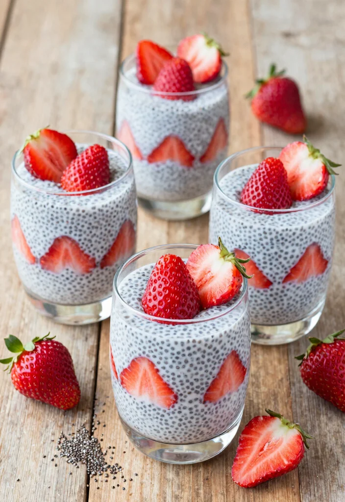 12 Dessert Recipe Videos for Easy Step by Step Baking 89 12 Dessert Recipe Videos for Easy Step by Step Baking 9. Strawberry Chia Pudding 0